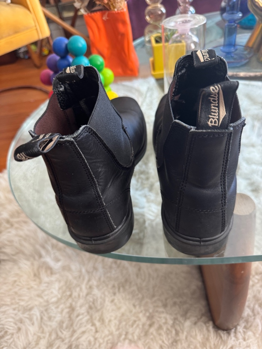 Blundstone Black Leather Chukka Boots - Picture 4 of 8